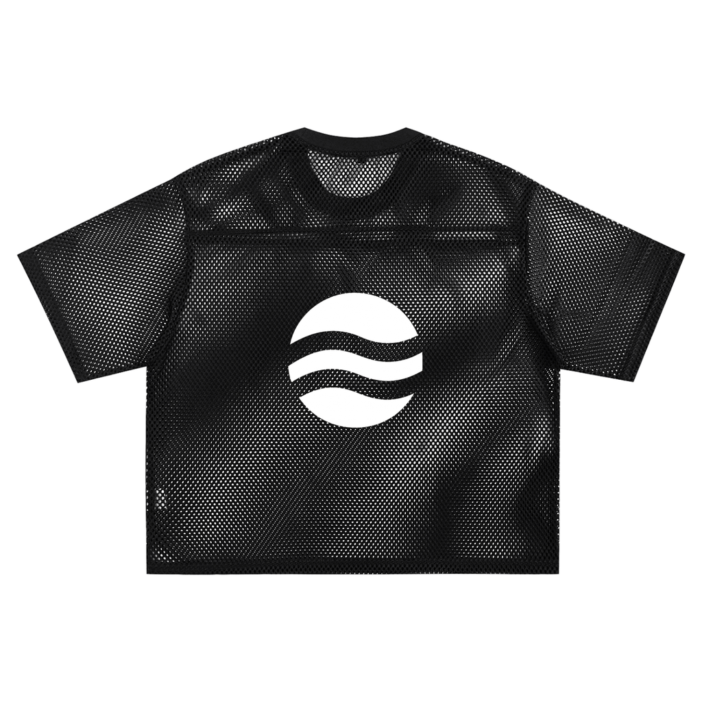 See-through Boxy Net T-shirt