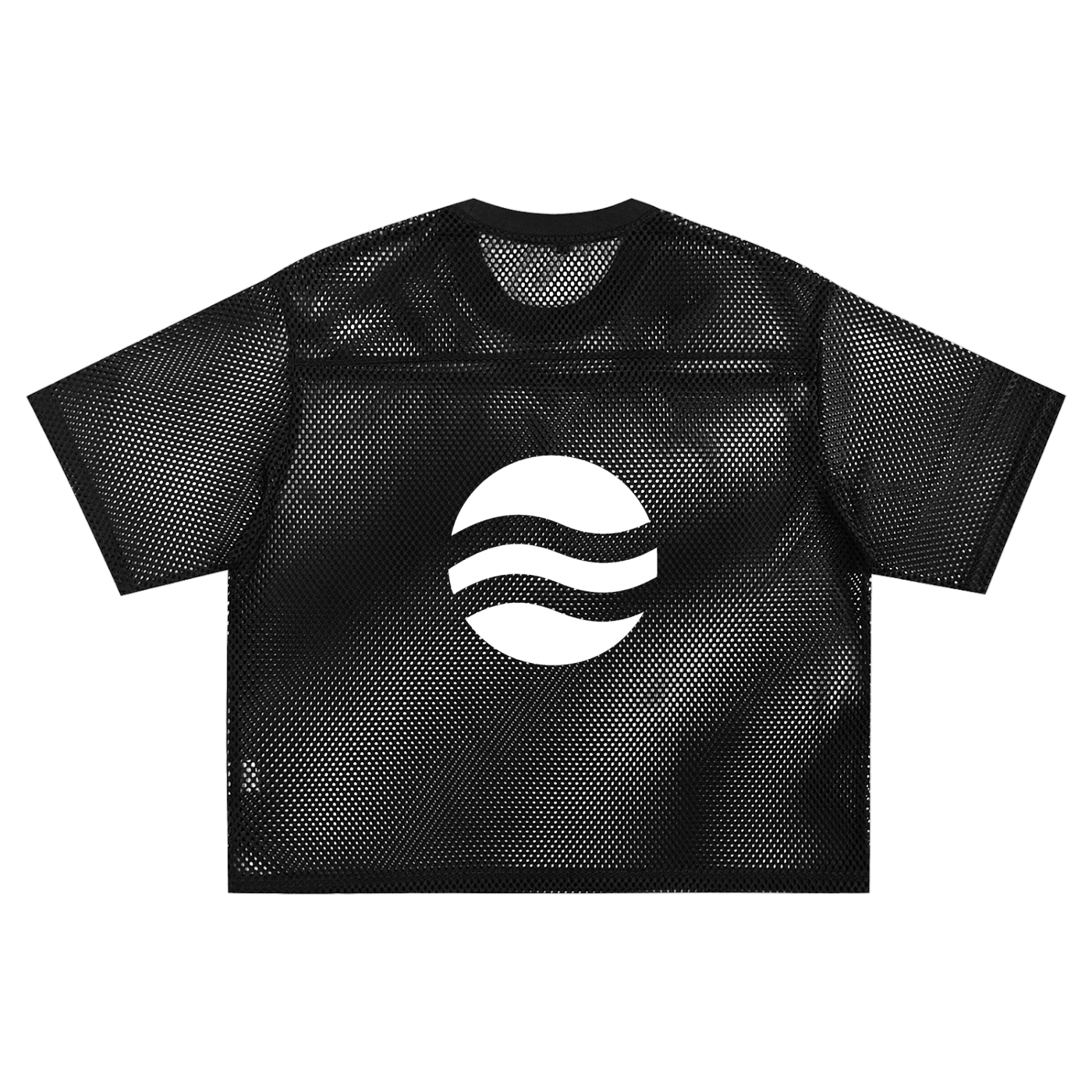 See-through Boxy Net T-shirt