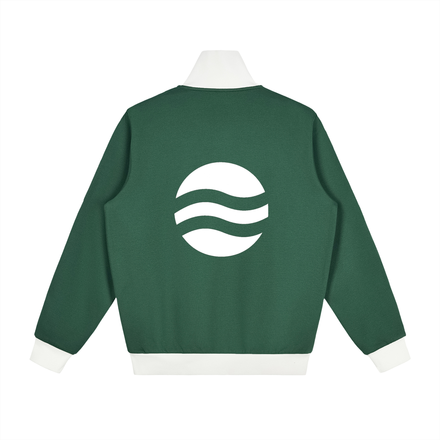 Contrast Side Stripe Fleece Track Jacket