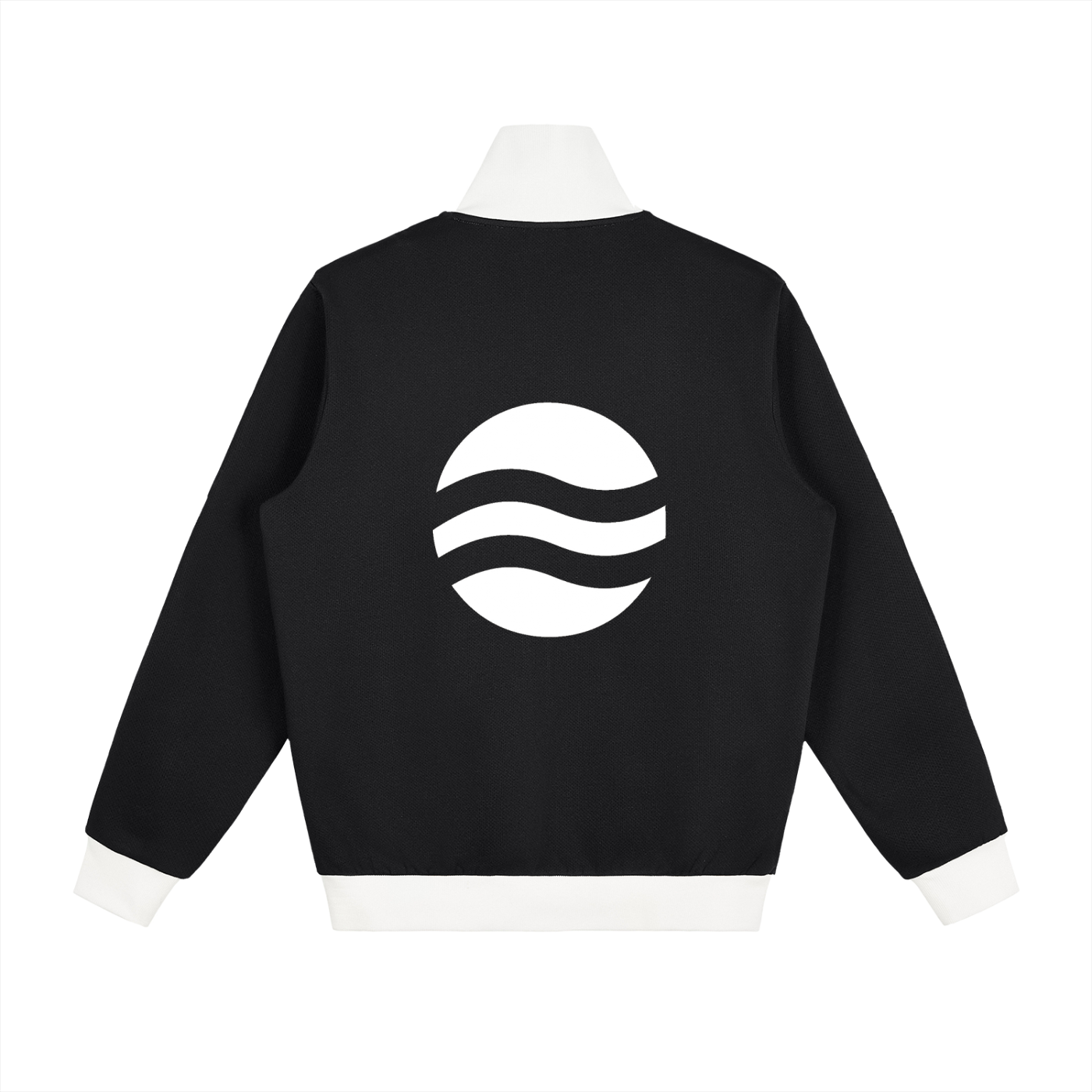 Contrast Side Stripe Fleece Track Jacket