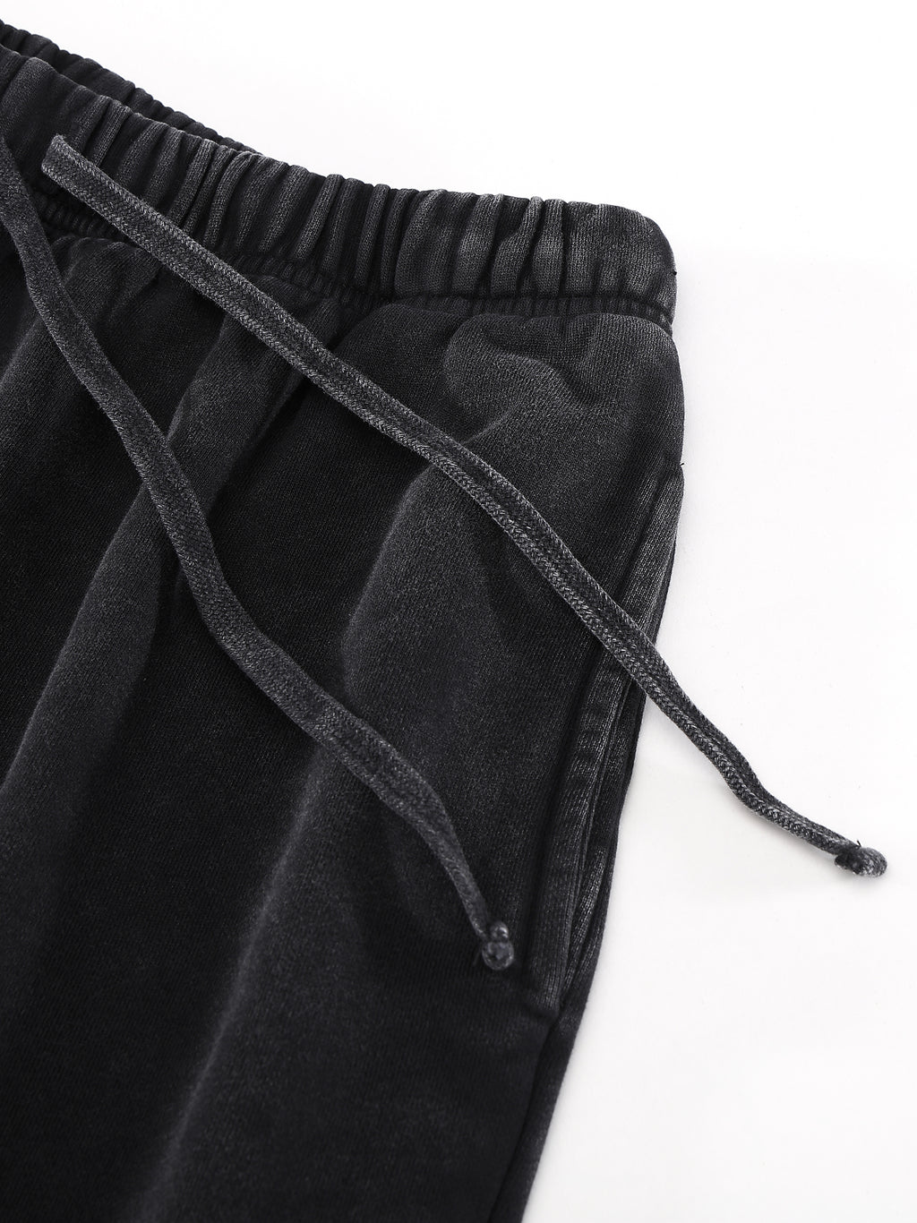 Heavyweight  Vintage Washed  Tiger Stripes Short Pants - 360 GSM