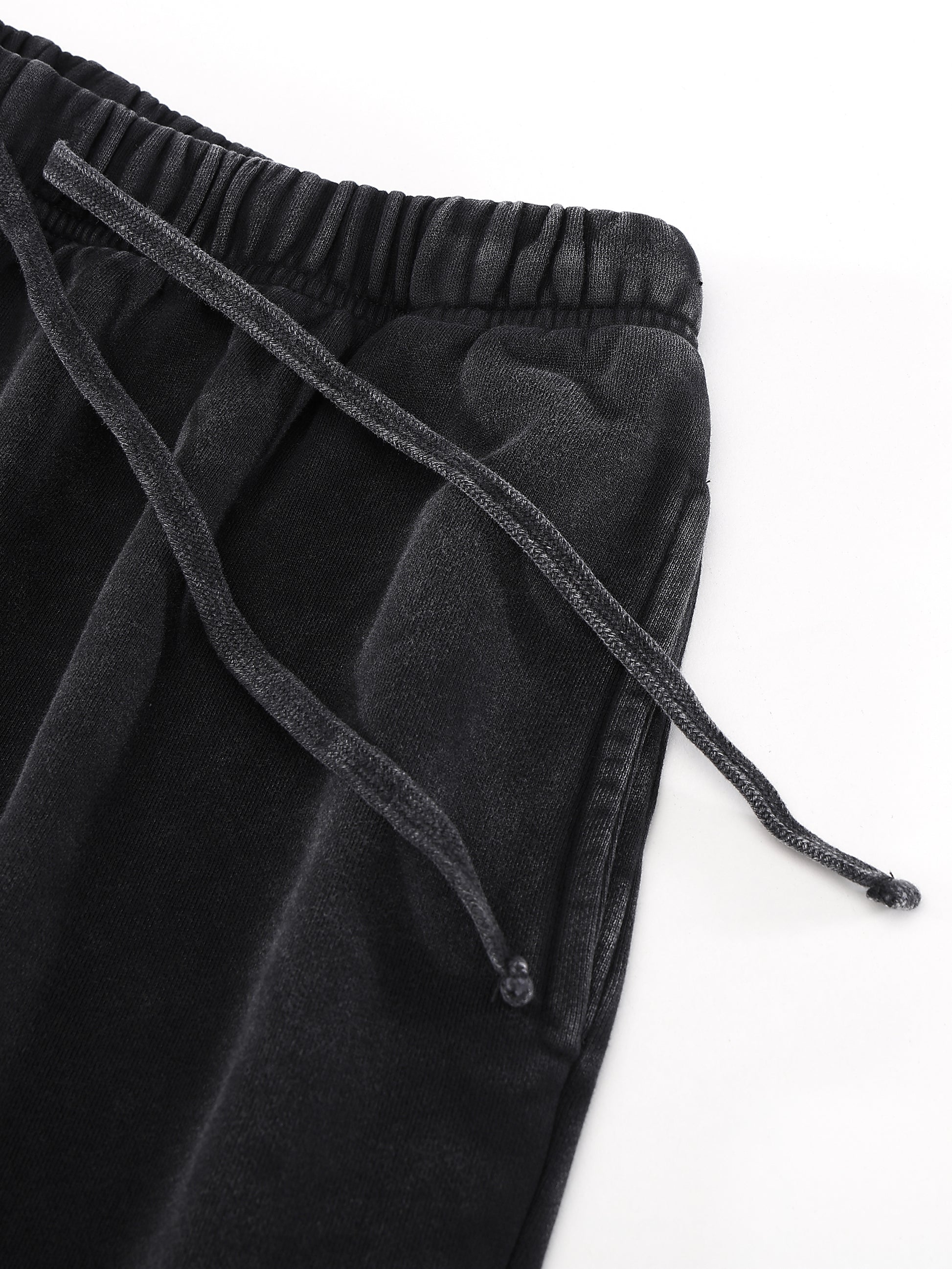 Heavyweight  Vintage Washed  Tiger Stripes Short Pants - 360 GSM